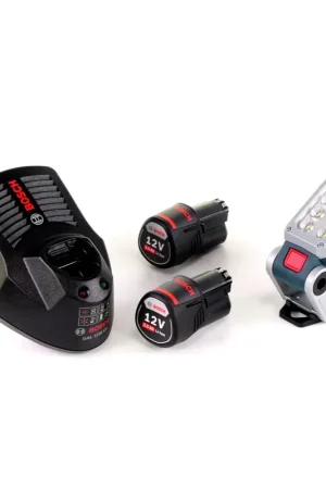 Bosch GLI 12V-330 DeciLED Lampe sans fil Professional + 2x Batteries 2,5 Ah + Chargeur Acheter En Ligne