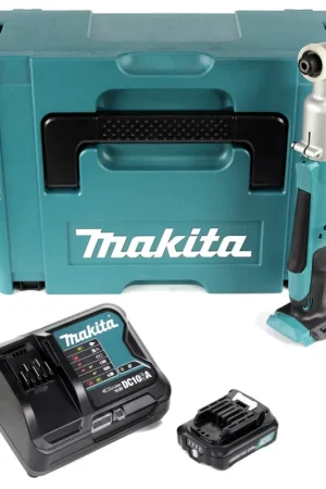 Paiement Sécurisé Makita TL 064 DSA1J 10,8 V Visseuse d'angle à chocs sans fil en Coffret Makpac + 1x Batteries 2,0 Ah + Chargeur