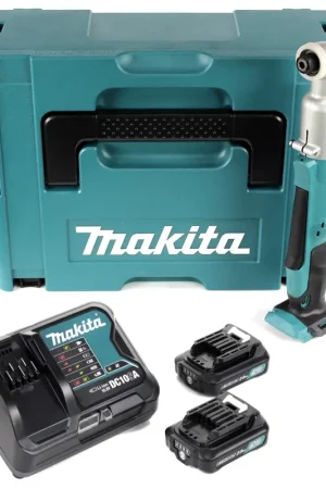 Makita TL 064 DSAJ 10,8 V Visseuse d'angle à chocs sans fil en Coffret Makpac + 2x Batteries 2,0 Ah + Chargeur Meilleur Prix