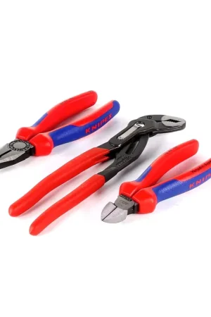 KNIPEX - Jeu de pinces + 1x Pince combinée + 1x Coupeur latéral + 1x clé à pipe ( paquet best-seller 00 20 09 V01 ) Marque