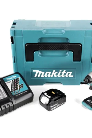 Expédition Rapide Makita DTD 155 RT1J Visseuse à percussion sans fil 18 V Brushless + Coffret de transport MAKPAC + 1x Batterie BL1850 5,0 Ah + Chargeur DC 18 RC