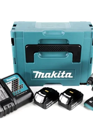 Prix Cassé Makita DTD 155 RFJ Visseuse à percussion sans fil 18 V Brushless + Coffret de transport MAKPAC + 2x Batteries BL1830 3,0 Ah + Chargeur DC 18 RC