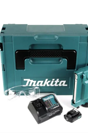 Certifié Agrafeuse sur batterie Makita ST 113 DZ 10,8V 10mm en Makpac + 1x batterie 2,0Ah + chargeur