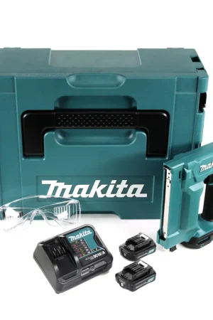 Agrafeuse sur batterie Makita ST 113 DZ 10,8V 10mm en Makpac + 2x batterie 2,0Ah + chargeur Bon Marché