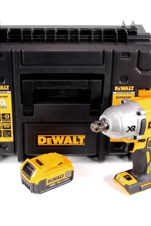 Soldes DeWalt DCF 897 18 V Brushless Li-Ion Clé à chocs sans fil + Coffret T-STAK II (3/4") + 1 x Batterie 4,0 Ah - sans Chargeur