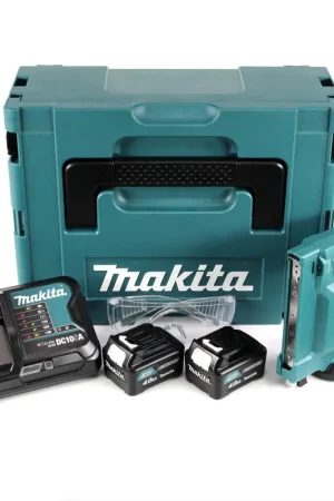 Agrafeuse sur batterie Makita ST 113 DZ 10,8V en Makpac + 2x batterie 4,0 Ah + chargeur Satisfait Ou Remboursé