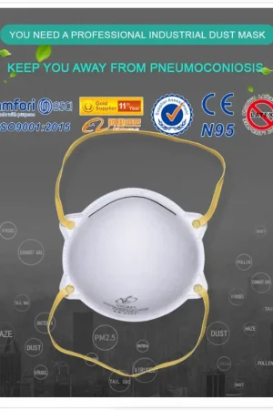 Masque anti-poussières fines VIC VIC821 (1 pièce) 3 couches FFP2 de forme ergonomique Quantité Limitée