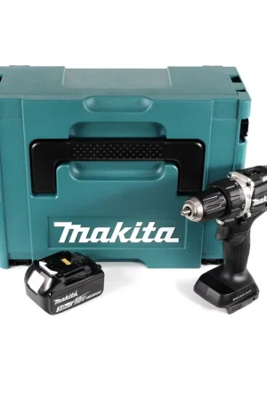 Nouvelle Collection Makita DDF 484 F1JB perceuse-visseuse sans fil 18 V Li-Ion édition spéciale noir en MAKPAC + 1x batterie BL 1830 3,0 Ah - sans chargeur