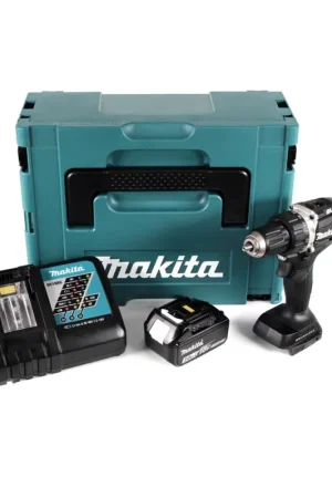 Makita DDF 484 RF1JB perceuse-visseuse sans fil 18 V Li-Ion édition spéciale noir en MAKPAC + 1x batterie BL 1830 3,0 Ah + chargeur rapide Achat Immédiat