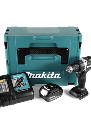 Super Prix Makita DDF 484 RM1JB Perceuse à batterie Li-Ion 18 V édition spéciale noir en MAKPAC + 1x batterie BL 1840 B 4,0 Ah + chargeur rapide