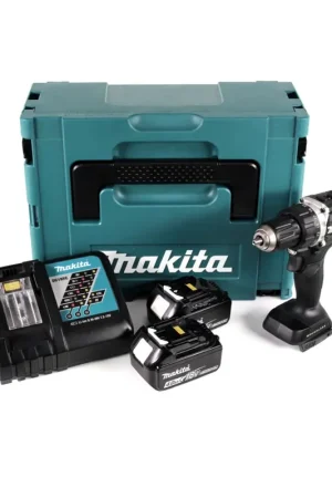 Soldes Makita DDF 484 RMJB 18 V Li-Ion perceuse-visseuse édition spéciale noir en MAKPAC + 2x batterie BL 1840 B 4,0 Ah + chargeur rapide