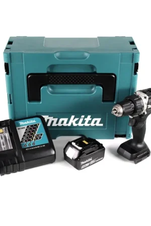 Makita DDF 484 RT1JB perceuse-visseuse sans fil 18 V Li-Ion édition spéciale noir en MAKPAC + 1x batterie BL 1850 5,0 Ah + chargeur rapide Prix Cassé