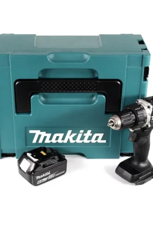 Haute Qualité Makita DDF 484 G1JB perceuse-visseuse sans fil 18 V Li-Ion édition spéciale noir en MAKPAC + 1x batterie BL 1860 6,0 Ah - sans chargeur