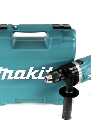 Jusqu'à Épuisement Des Stocks Makita HP 1631 KX3 Perceuse à percussion 710 W + Coffret de transport de 74 accessoires (48 embouts, 18 porte-embout, 4 douilles,2 mèches plates...)