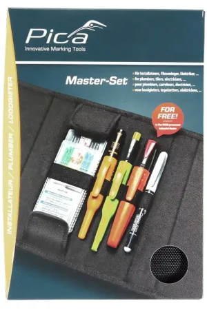 Pica Master Kit de marquage pour installateurs, carreleurs, électriciens ( 55020 ) Offre Spéciale