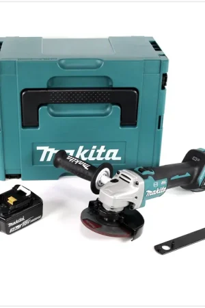 Achetez Aujourd'hui Makita DGA 513 F1J Meuleuse d'angle sans fil 18V 125mm Brushless + 1x batterie 3,0Ah + Makpac - sans chargeur