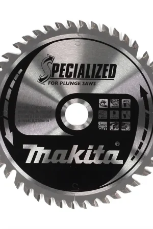 Makita SPECIALIZED Lame de scie circulaire pour bois 165 x 20 x 1,85 mm, 48 dents ( B-56764 ) Jusqu'à Épuisement Des Stocks