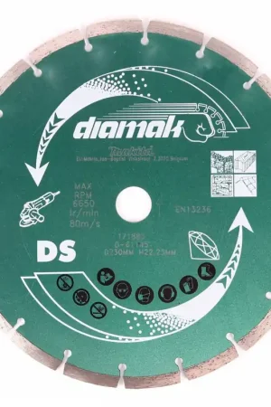 Makita Diamak Disque diamanté pour le ponçage de la pierre et du béton - 230 mm - 22,23 mm, 1 pc. ( D-61145 ) Prix Réduit
