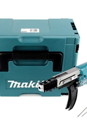 Makita DFR 750 ZJ Visseuse automatique sans fil à Magasin 18V 45-75mm + Coffret Makpac - sans batterie - sans chargeur Quantité Limitée