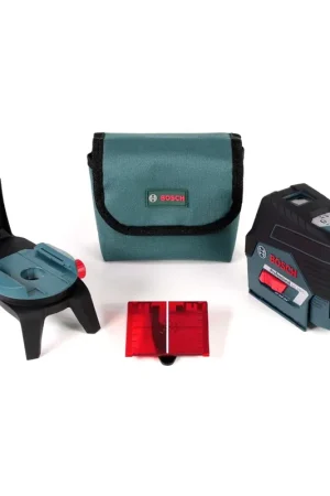 Quantité Limitée Bosch GCL 2-50 C Professional Laser points et lignes 12 V avec Plaque cible RM2 + Sac de protection + Support pivotant + Piles ( 0601066G00 )