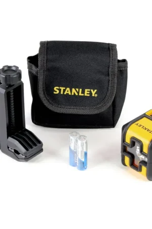 Dernière Chance Stanley Cubix Niveau laser ( rouge ) croix à nivellement automatique - 12 m de rayon d'action ( STHT-77498-1 )