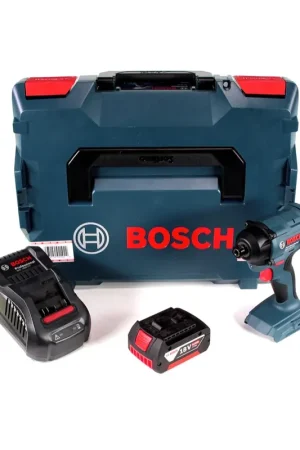 Bosch GDR 18 V-160 Visseuse à chocs sans fil 1/4" Six pans creux + Coffret L-Boxx + 1x Batterie Bosch 6,0 Ah + 1x Chargeur Bosch GAL 1880 CV Acheter En Ligne