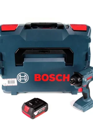 Bosch GDR 18 V-160 Visseuse à chocs sans fil 1/4" Six pans creux + Coffret L-Boxx + 1x Batterie Bosch 6,0 Ah - Sans Chargeur Achetez Aujourd'hui