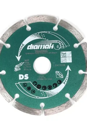 Nouveauté Makita Diamak 125 mm 5 pces ( 5x D-61139 ) Disque diamant pour pierre, béton prise 22,23 mm