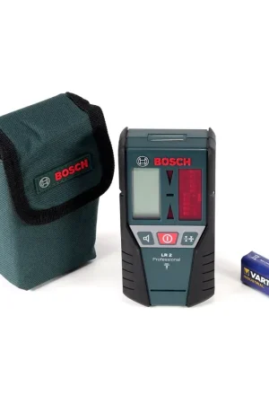 Promotion Bosch LR2 Professional Cellule de récepteur Laser à haute performance - portée jusqu'à 50m - optique et acoustique