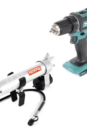 Prix Choc Makita DDF 482 Z 18 V Li-Ion Perceuse visseuse sans fil + Pistolet graisseur Makita pour douille hexagonale 1/4 "- sans Batterie ni Chargeur