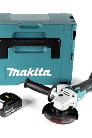 Acheter Direct Makita DGA 511 M1J Meuleuse d'angle sans fil 18V 125mm Brushless + 1x Batterie 4,0Ah + Coffret Makpac - sans chargeur