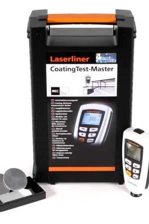 Jusqu'à Épuisement Des Stocks Laserliner CoatingTest-Master Appareil de mesure de l'épaisseur de couche pour le calcul de couches non métalliques sur des supports métalliques + Coffret ( 082.150A )
