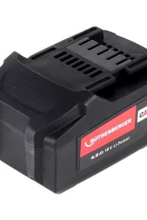 Jusqu'à Épuisement Des Stocks Rothenberger Batterie de rechange 18V, 4.0Ah Li-Ion ( 1000001653 )
