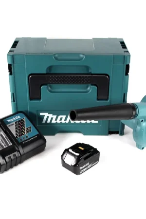 Prix Promo Makita DUB 182 RM1J 18 V Li-Ion Aspirateur souffleur sans fil + Coffret de transport Makpac + 1 x Batterie 4,0 Ah + Chargeur