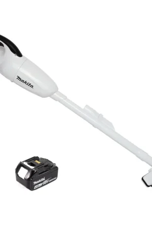 Haute Qualité Makita DCL 180 M1 W Aspirateur à batterie 18 V blanc + 1x batterie 4,0 Ah - sans chargeur