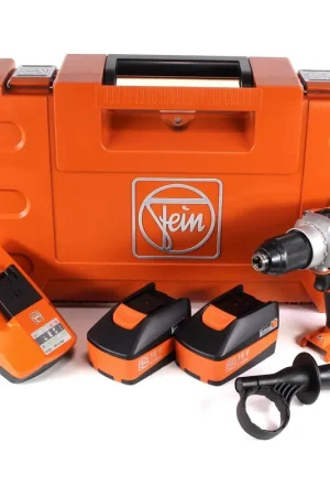 FEIN ASCM 18 perceuse-visseuse sans fil 18 V sans balais en coffret + 2x batterie 5 Ah + chargeur rapide Offre Limitée