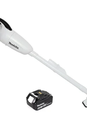Makita DCL 180 G1 W Aspirateur à batterie 18 V blanc + 1x batterie 6,0 Ah - sans chargeur Vente Directe