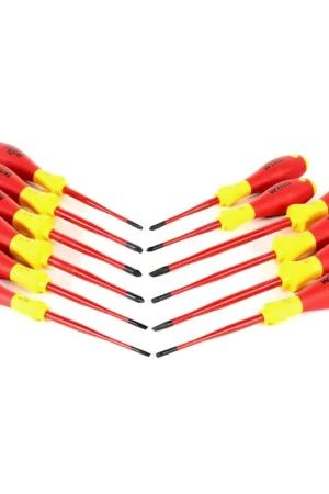 Wiha Jeu de tournevis SoftFinish® électrique slimFix 12 pièces ( 41003 ) Dernier Modèle