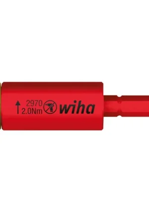 Wiha Adaptateur dynamométrique easyTorque électrique pour embouts slimBits et étui slimVario® sous blister ( 41342 ) Top Vente