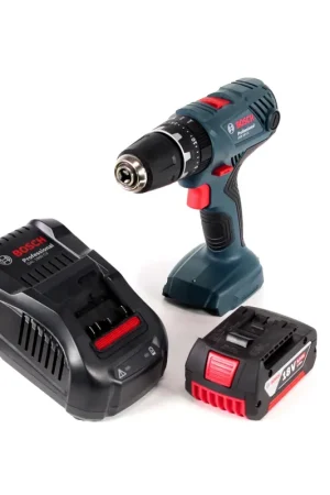 Soldes Bosch Professional GSB 18V-21 Perceuse-visseuse à percussion sans fil 18V 55Nm + 1 x Batterie 6,0Ah + Chargeur
