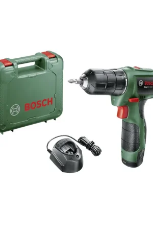 Bosch EasyDrill Perceuse-visseuse 12V + 1x Batterie 1,5Ah + Chargeur + Coffret + Embout de tournevis double (06039A210A) Dernière Chance