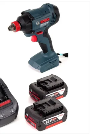 Commander Vite Clé à chocs rotative à batterie Li-Ion Bosch GDX 18 V-180 + 2 batteries 6,0 Ah + chargeur