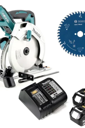 Usine Directe Makita DHS 710 ST scie circulaire sur batterie 36V (2x18V) 190 mm + 2x batterie 5,0Ah + chargeur + 2x lame de scie circulaire