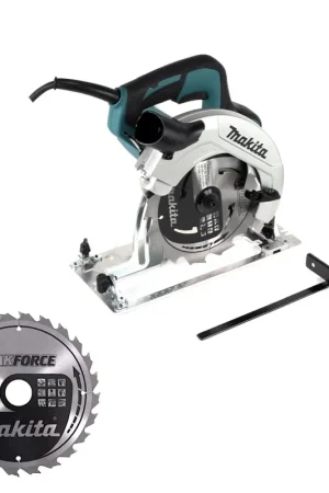 Remise Makita HS 7611 1600 W Scie circulaire 190 mm + 1x Lame de scie carbure + 1x Lame de scie circulaire M Force