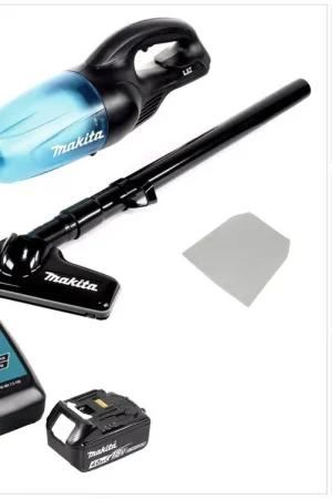 Makita DCL 180 RM1 18 V Li-Ion Aspirateur sans fil noir + 10 x Sacs à poussière + 1 x Batterie 4,0 Ah + Chargeur Bon Plan