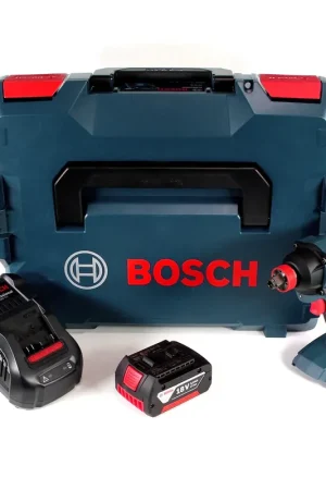 Populaire Clé à chocs rotative Bosch GDX 18 V-180 avec batterie Li-Ion 18 V avec 180 Nm en L-Boxx + 1 batterie 3,0 Ah + chargeur