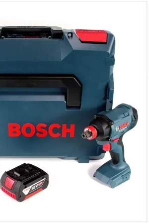 Marque Clé à chocs rotative Bosch GDX 18 V-180 Batterie Li-Ion 18 V avec 180 Nm en L-Boxx + 1 batterie 6,0 Ah - sans chargeur