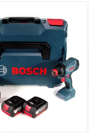 Clé à chocs rotative Bosch GDX 18 V-180 avec batterie Li-Ion 18 V avec 180 Nm en L-Boxx + 2 batteries 6,0 Ah + chargeur Prix Bas