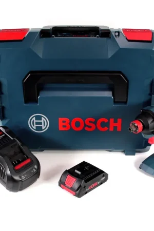 Top Vente Clé à chocs rotative Bosch GDX 18 V-180 avec batterie Li-Ion 18 V avec 180 Nm en L-Boxx + 1 batterie ProCore 4,0 Ah + chargeur
