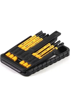 Wiha Power Jeu d'embouts électriques Wiha - 6 Pcs. ( 44106 ) Schlitz / Phillips / Pozidriv / Torx Offre Exclusive